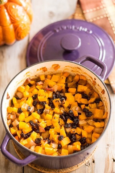 Calabaza en el horno