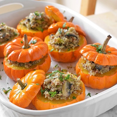 Calabaza en el horno