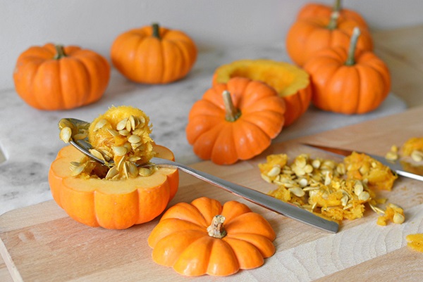 Calabaza en el horno