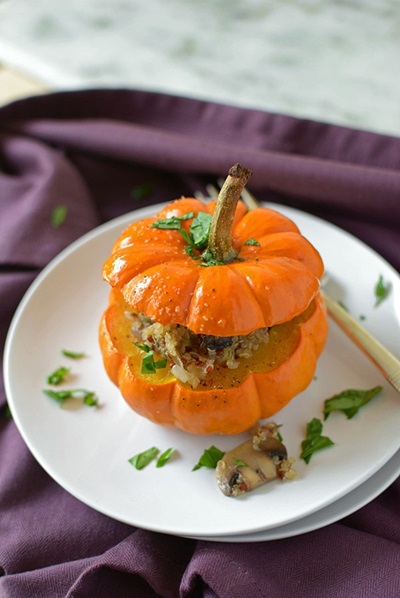 Calabaza en el horno