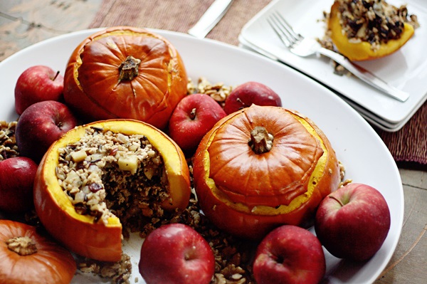 Calabaza en el horno