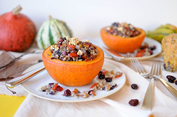 Calabaza en el horno