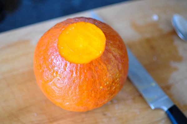 Calabaza en el horno