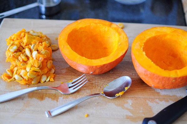 Calabaza en el horno