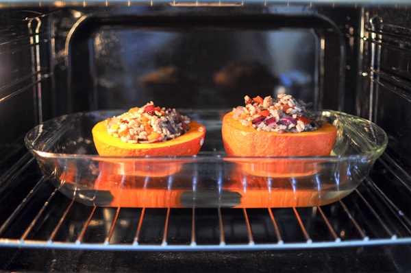 Calabaza en el horno