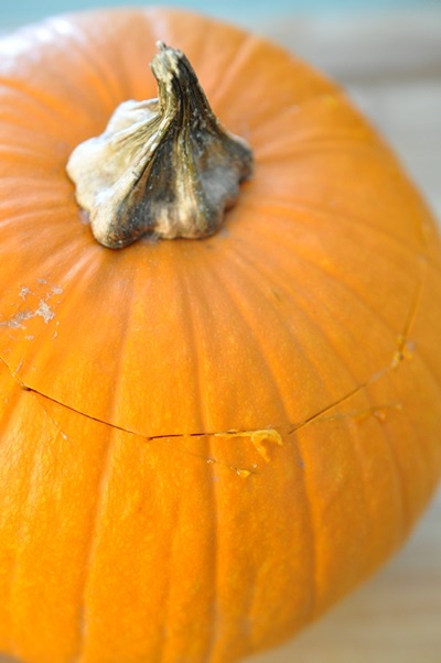 Calabaza en el horno