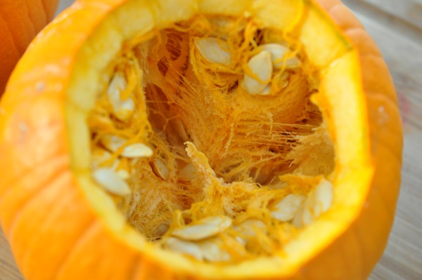 Calabaza en el horno