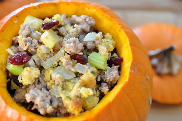 Calabaza en el horno