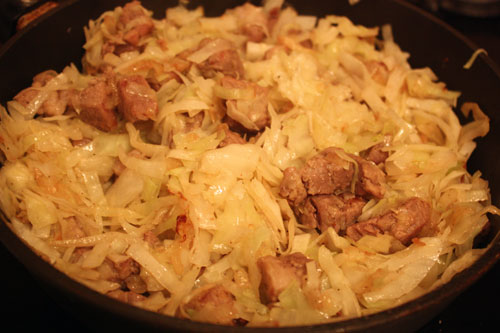 repollo con pollo