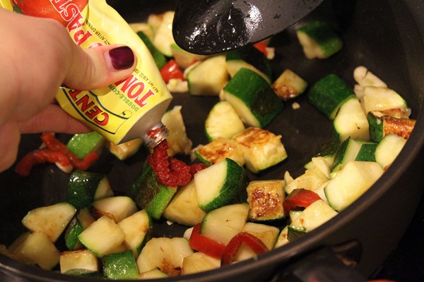Sabroso zucchini guisado - receta