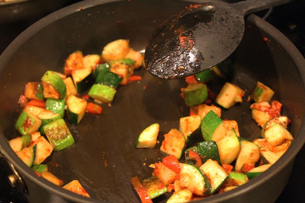 Sabroso zucchini guisado - receta