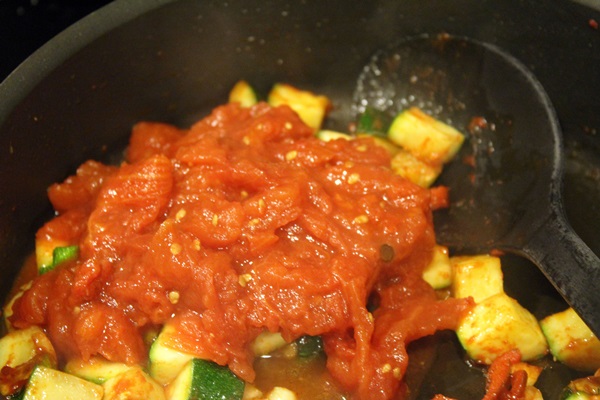 Sabroso zucchini guisado - receta