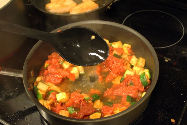 Sabroso zucchini guisado - receta
