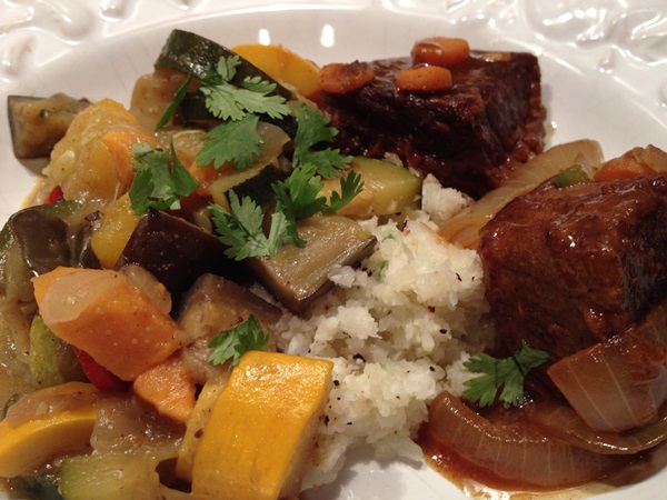 Sabroso zucchini guisado - receta