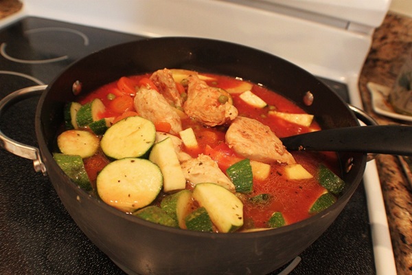 Sabroso zucchini guisado - receta