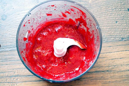 Requesón y crema de crema, receta con foto