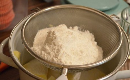 Requesón y crema de crema, receta con foto
