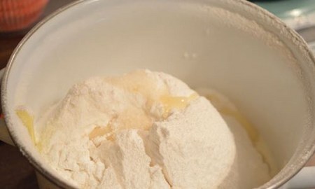 Requesón y crema de crema, receta con foto