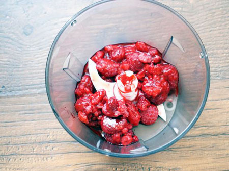 Requesón y crema de crema, receta con foto