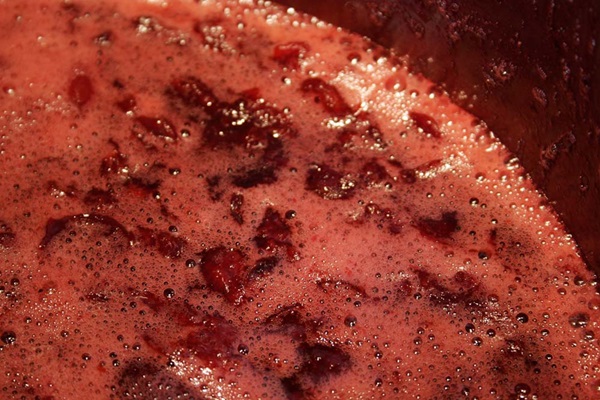 Jam-cinco minutos cereza