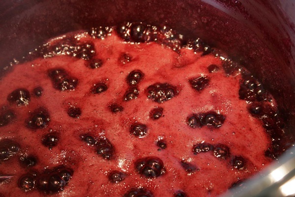 Jam-cinco minutos cereza