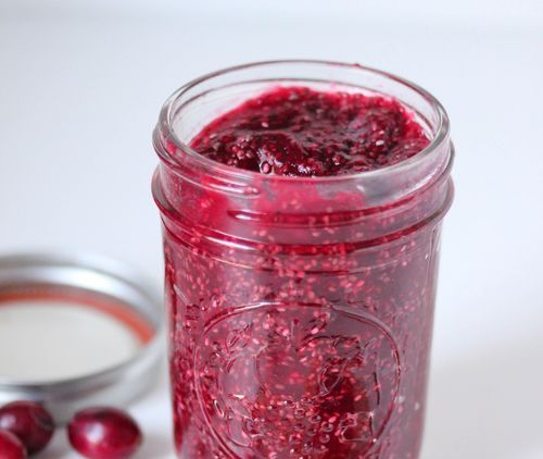 Mermelada con arándanos y naranjas