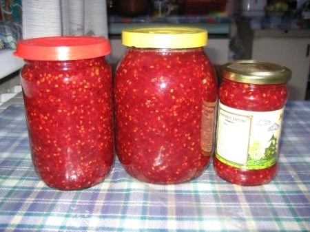 mermelada en tarros