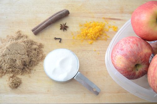 Mermelada aromática de manzanas con canela