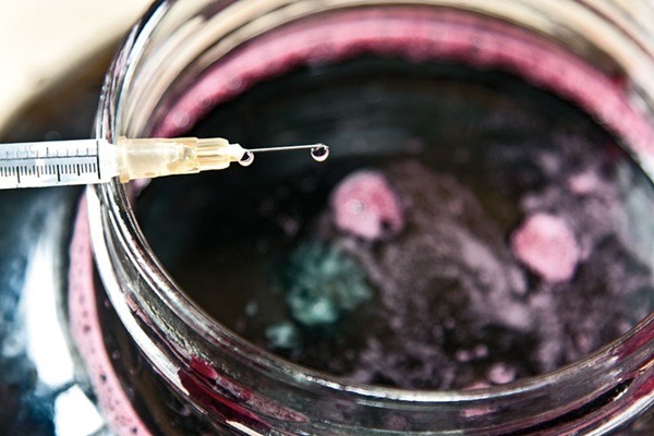 Vino casero de chokeberry