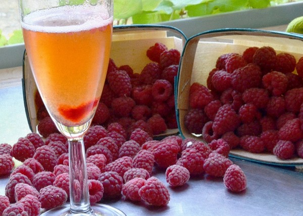 Vino de frambuesa en casa - recetas simples