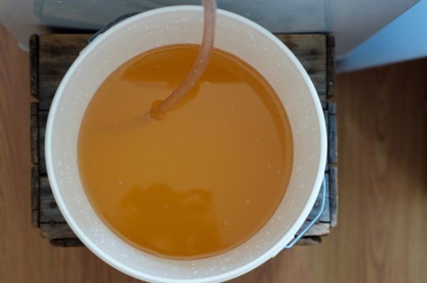 Vino casero de manzanas