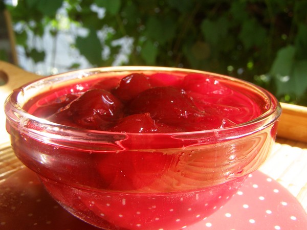 Cereza para el invierno - recetas - mermelada con semillas y deshuesadas, cinco minutos, mermelada, gelatina sin gelatina, compota de cereza