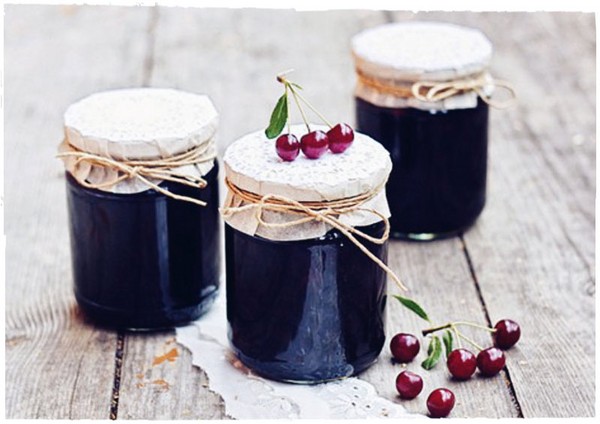 Cereza para el invierno - recetas - mermelada con semillas y deshuesadas, cinco minutos, mermelada, gelatina sin gelatina, compota de cereza