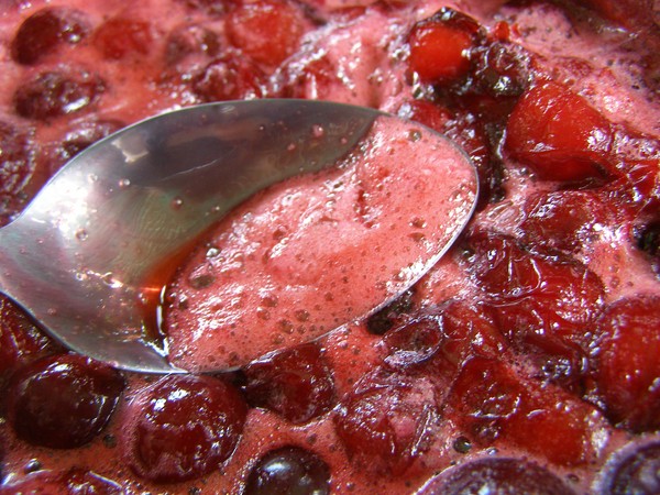 Cereza para el invierno - recetas - mermelada con semillas y deshuesadas, cinco minutos, mermelada, gelatina sin gelatina, compota de cereza