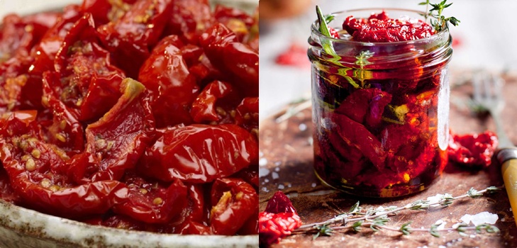 Tomates secados al sol, recetas en casa. Cómo hacer tomates secados al sol en un secador de verduras, horno, para el invierno