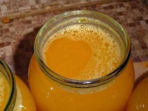 Jugo de manzana para el invierno