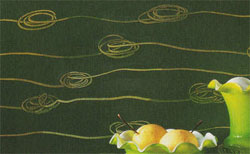 Decoración de pared decorativa: técnica de esgrafiado Decoración de pared decorativa: técnica de esgrafiado
