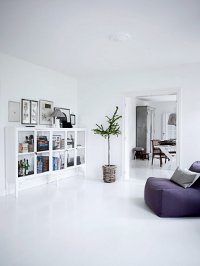 Interior en color blanco