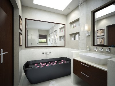 Iluminación en el baño