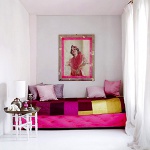 Rosa en el interior
