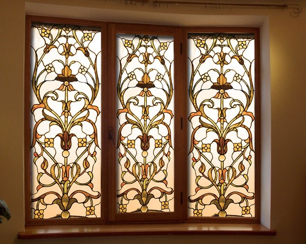 Amplias posibilidades de decoración de ventanas de plástico