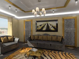 Estilo Art-Deco en el interior